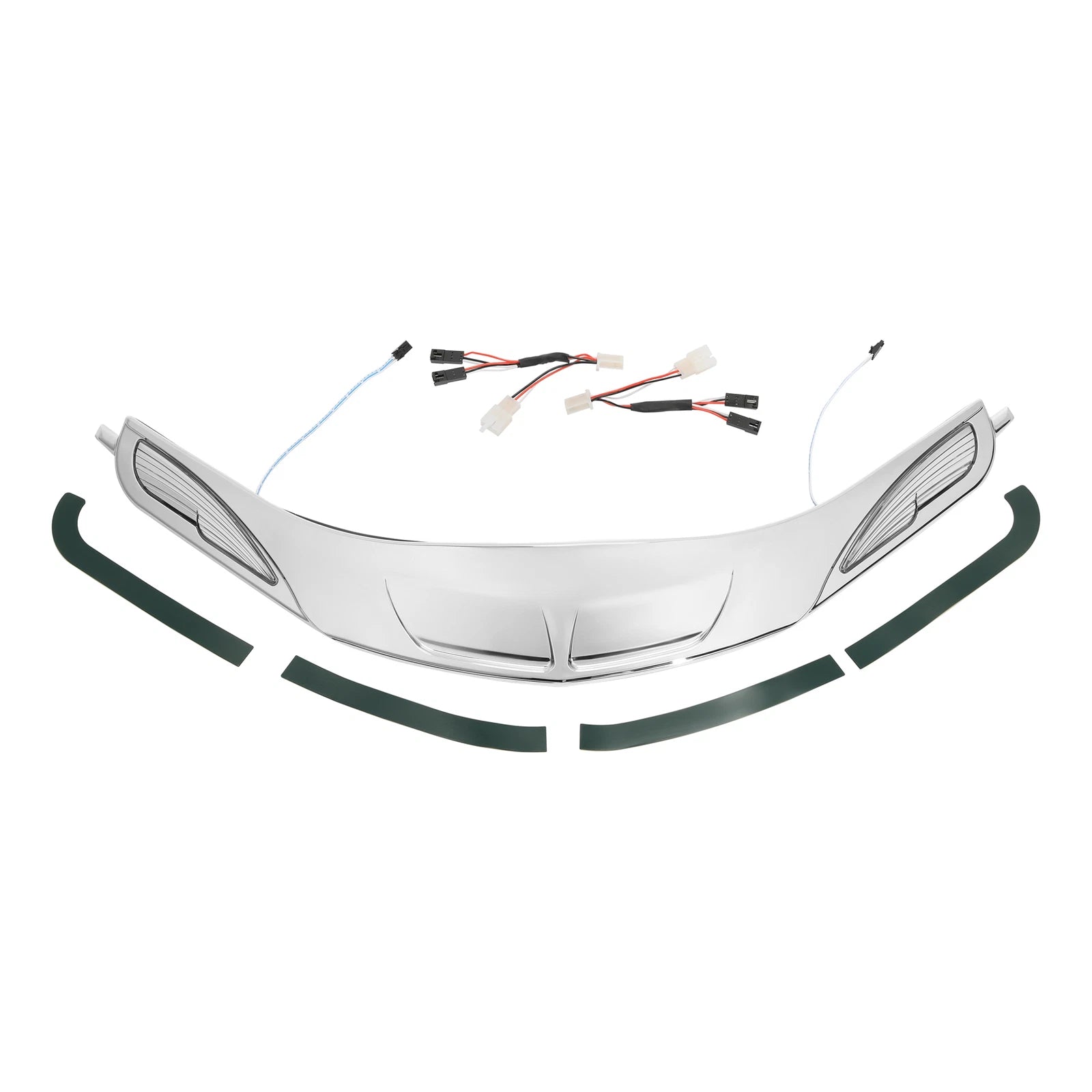 Chrome Windshield Trim Light for Honda Goldwing 1800 (2001–2017) F6B (2013–2017)