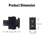 LED Dashboard Control Switch Button for Nissan 370Z/Sentra (2008–2021)