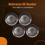 Set of 4 Dashboard AC Assembly for Ford F-150 (2009–2014) 9L3Z19893CA Chrome