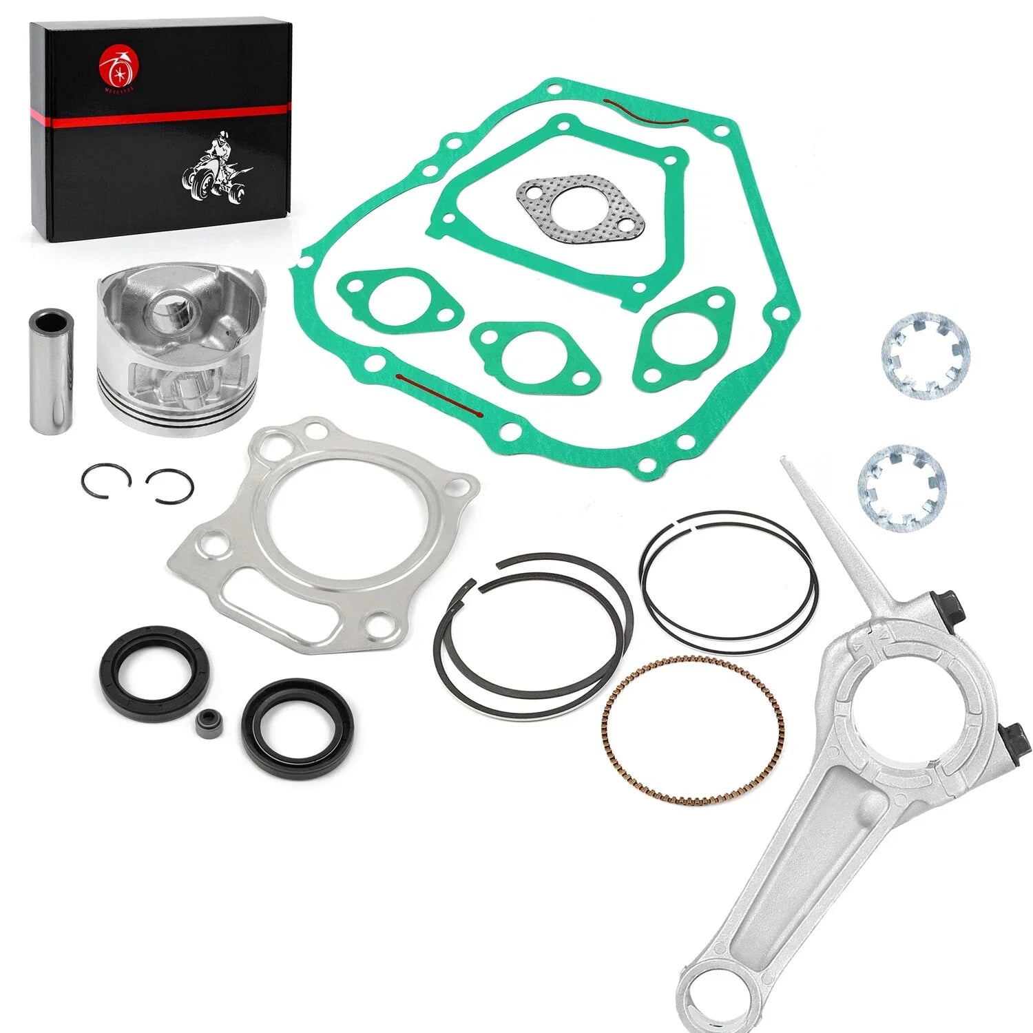 25mm Piston Gasket & Rod for Yamaha Golf Cart G16/G11/G20