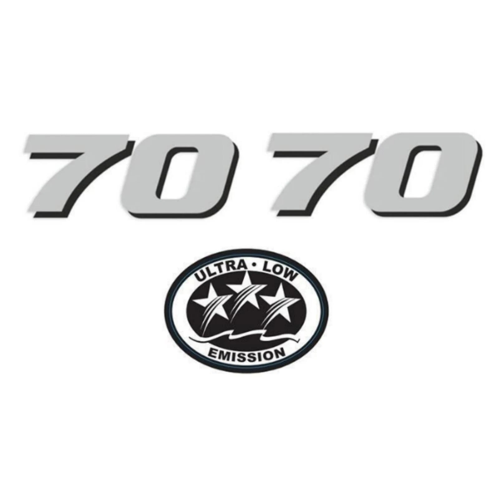 Horsepower Label Decal Sticker for Yamaha Outboard (70 HP)