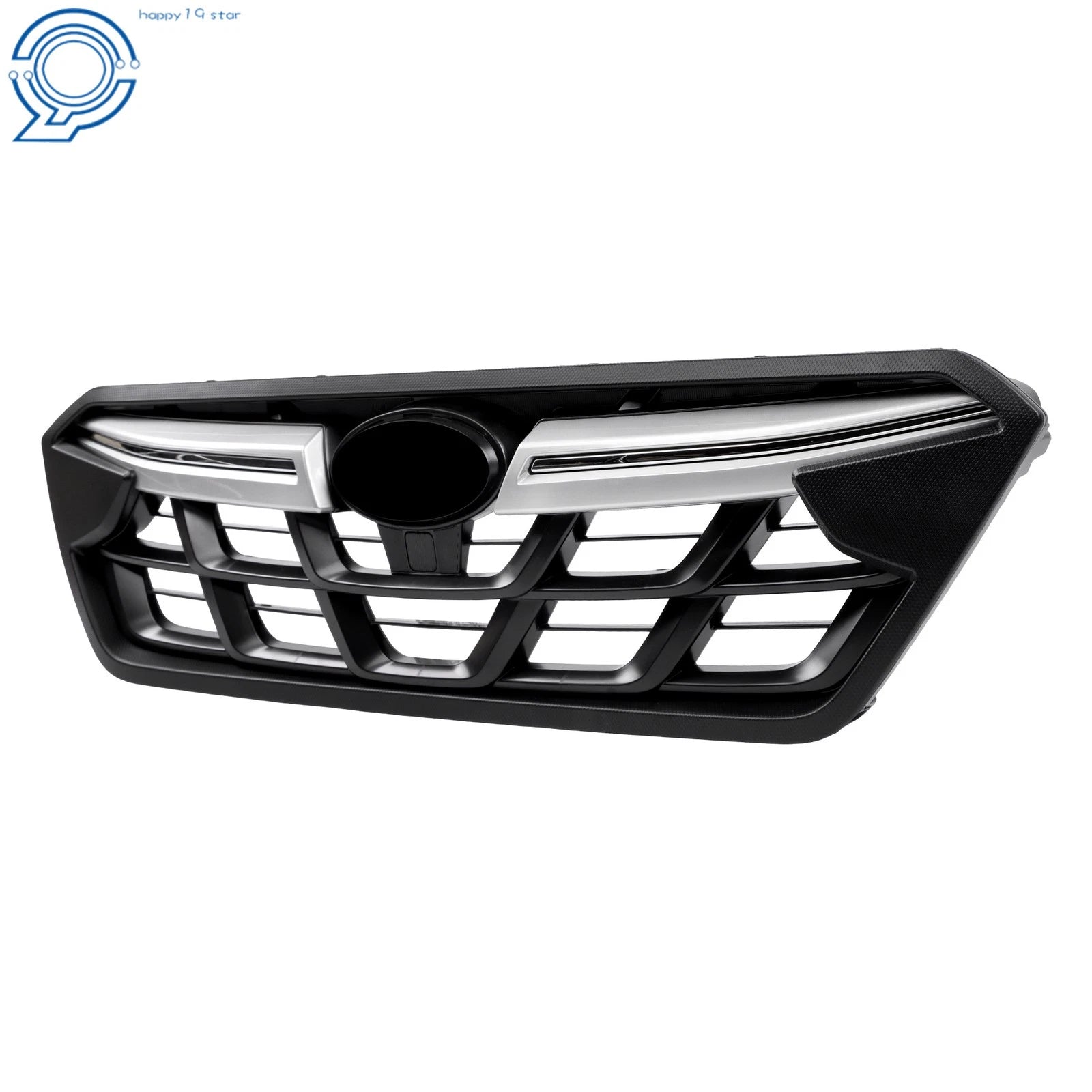 Front Bumper Grille for Subaru Crosstrek (2021–2023) Black Chrome Trim