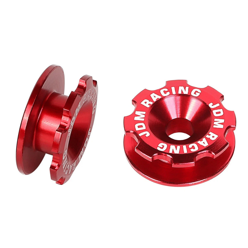 Set of 4 Aluminum Red Bumper Quick Release Fasteners for Gear Lid
