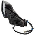 Left Power Heated Folding Mirror for Ram 1500 (2019–2022) with Turn Signal Black