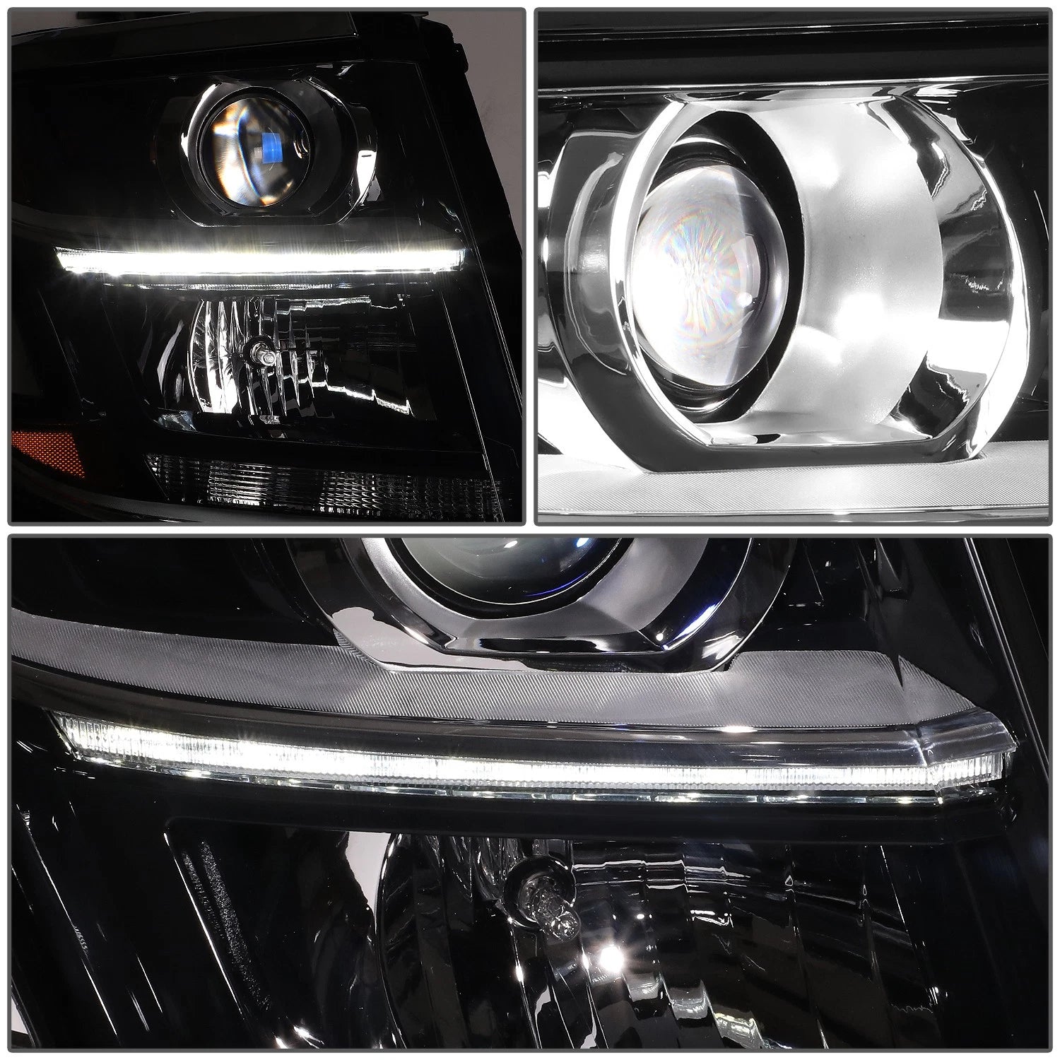 Right LED DRL Projector Headlight for Suburban Tahoe (2015–2020) GM2502405