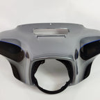 Front Fairing for Harley-Davidson (2014–2023) - Gauntlet Gray Metallic/Vivid Black