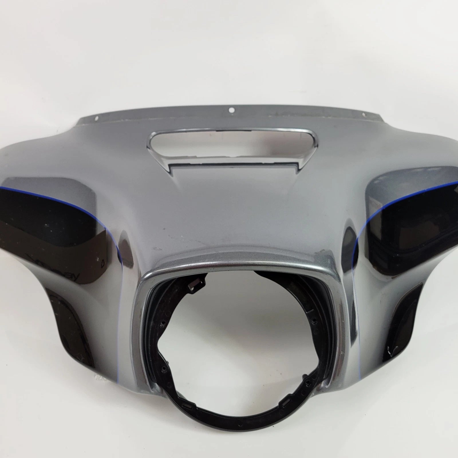 Front Fairing for Harley-Davidson (2014–2023) - Gauntlet Gray Metallic/Vivid Black