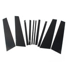 10 Pcs Black Car Door Window Pillar Post Covers for BMW X1 (2016-2021)