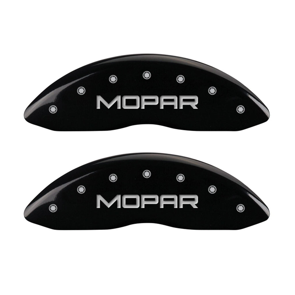 Set of 4 Gloss Black Caliper Covers for 2007-2009 Dodge Durango by MGP