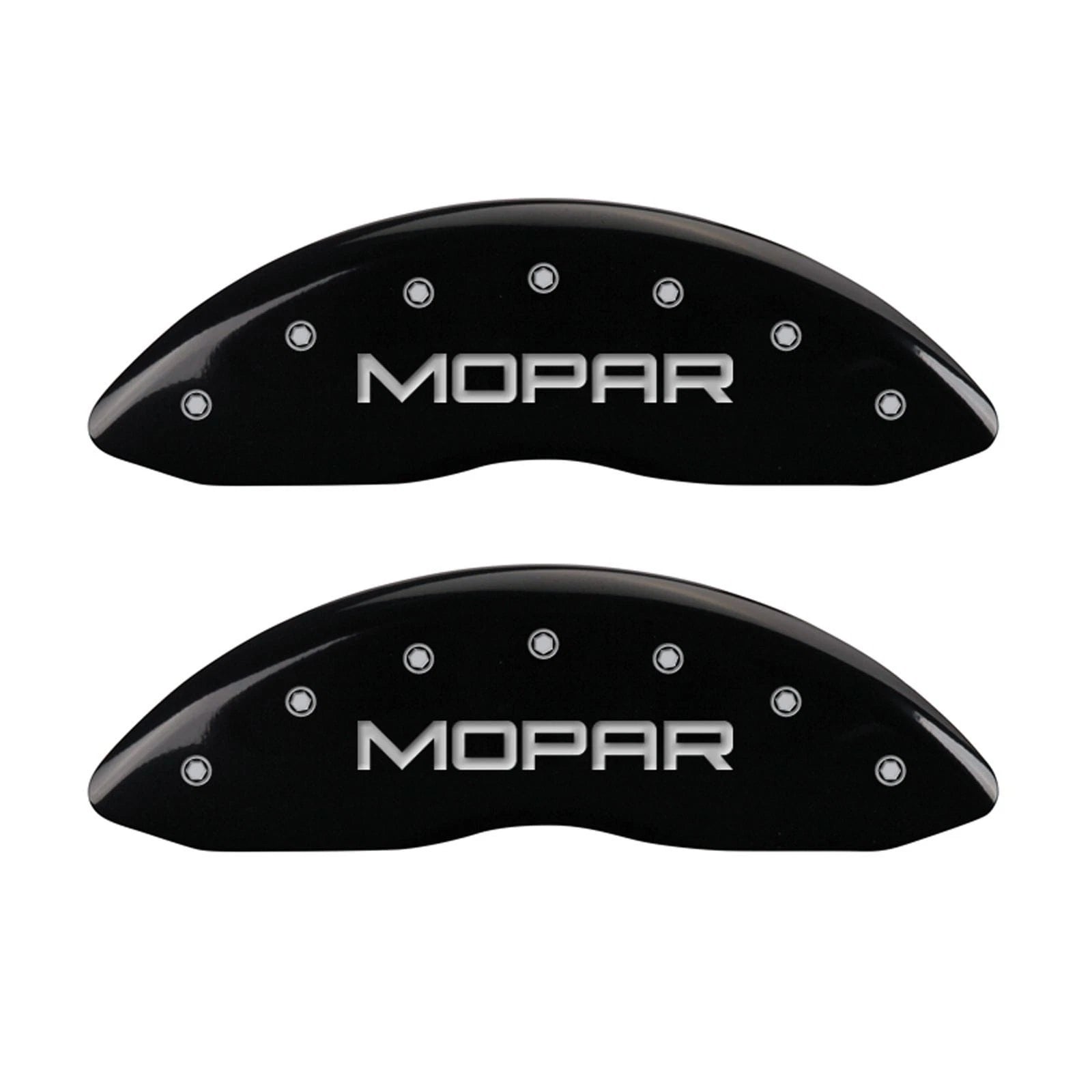 Set of 4 Gloss Black Caliper Covers for 2007-2009 Dodge Durango by MGP
