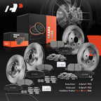 Front & Rear Disc Brake Rotor and Ceramic Pad for Toyota Corolla (2017–2021)