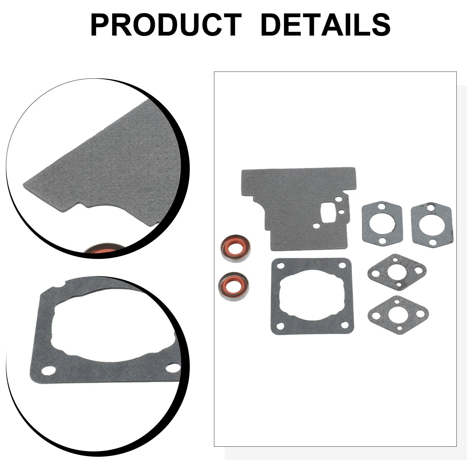 Gasket Assembly Kit with Oil Seals for FS75 FS80 FS85 BG85