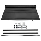 6ft Soft Tonneau Cover for Toyota Tacoma (2016–2023) Roll-Up Black, LED