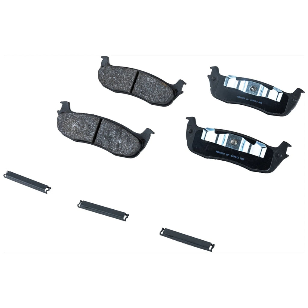 Brake Disc and Semi-Metallic Pad Kit for Ford F-150 (1999)