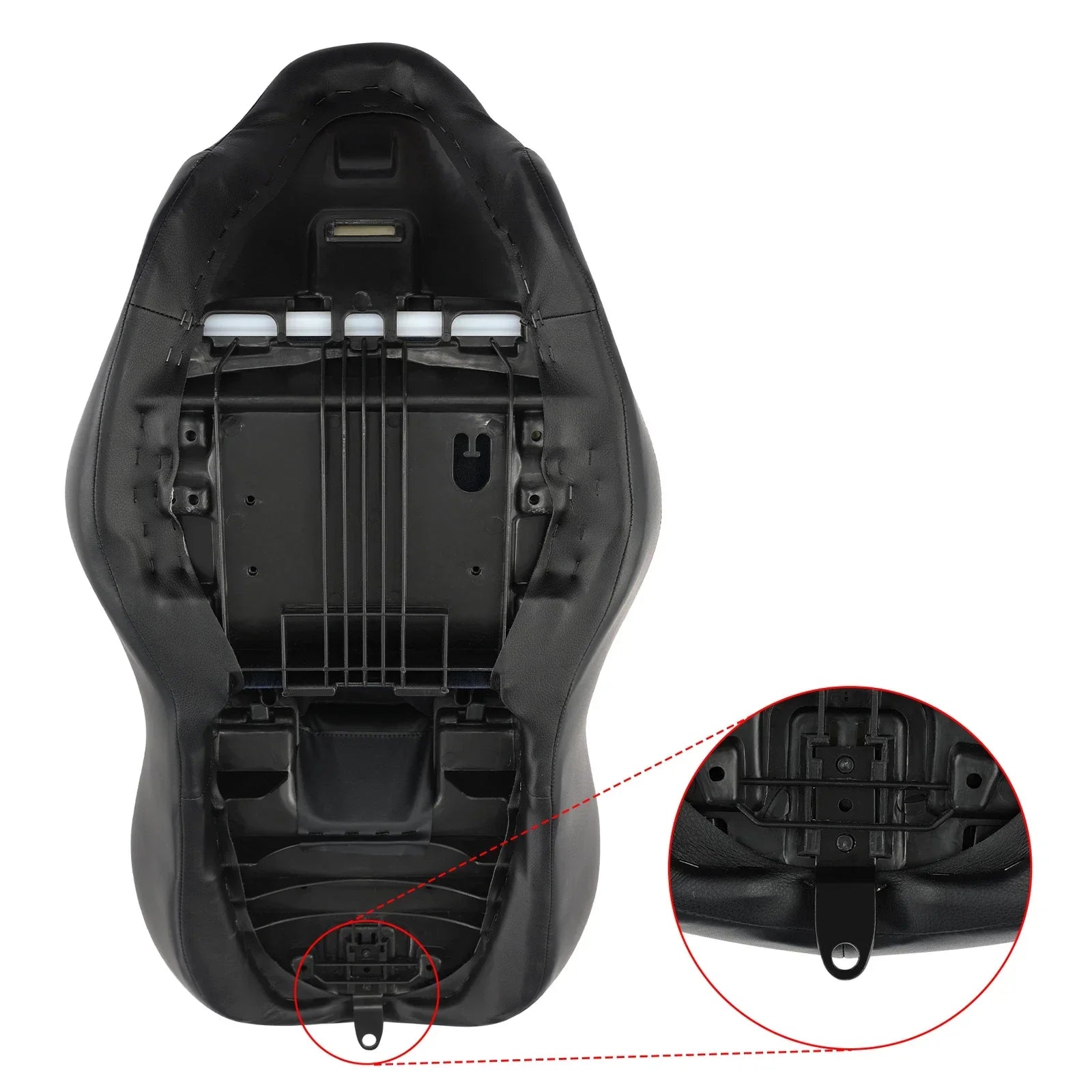 Driver Passenger Seat Backrest Pad for Harley Street Road Glide (2014-2023)