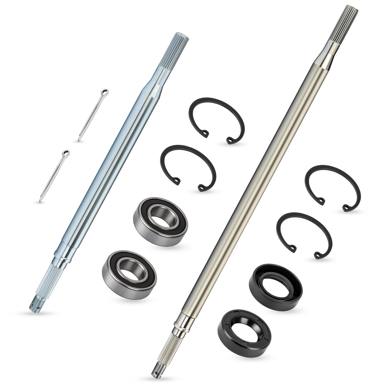 Rear Axle Shaft with Bearing Seal Kit for EZGO Golf Cart (1994–2013)