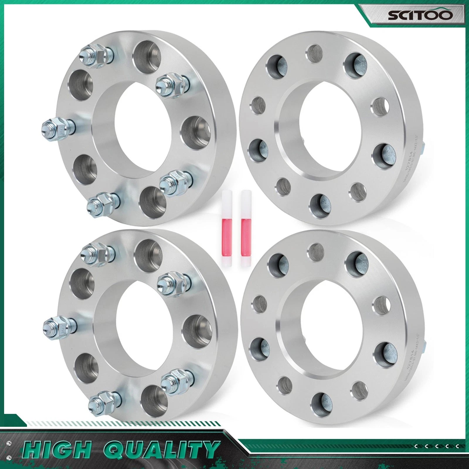 4X 1.5" Wheel Adapters 5x135 to 5x139.7 for Ford F150 Expedition (2004–2023)