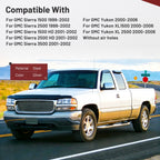 Front Chrome Steel Bumper Impact Bar for GMC Sierra Yukon (1999–2006)