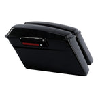 Black Hard Saddlebags for Harley Touring Street Glide Road King (1994–2013)