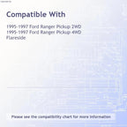 Replacement Ready to Paint Plastic Front Grille for (See compatibility Chart)