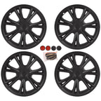 Set of 4 19 Inch Wheel Covers for Tesla Model Y (2020–2023) Matte Black
