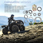 Front Differential Bearing Seals with Pinion Nut Tool for Kawasaki Brute Force 750 (2005–2023)