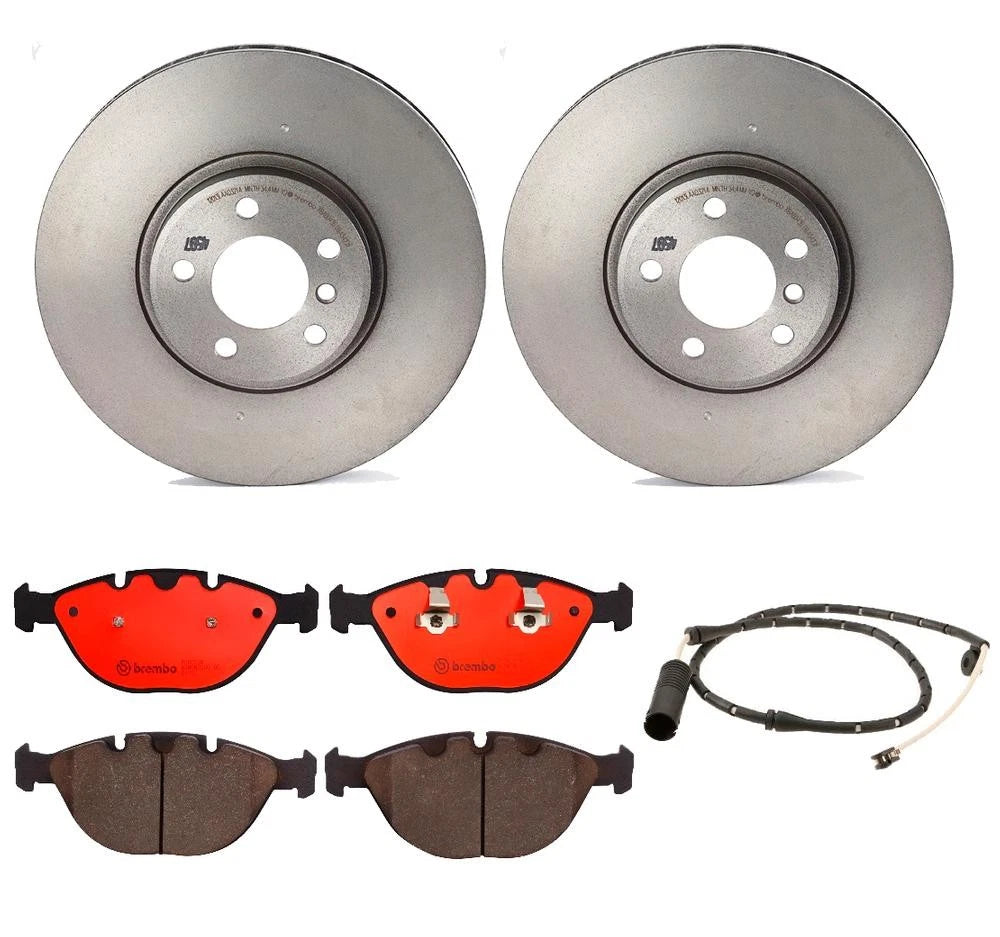 Brembo Front Brake Kit Set for BMW X5 E53 (2000–2006) - Ceramic Pads, Vented Rotors