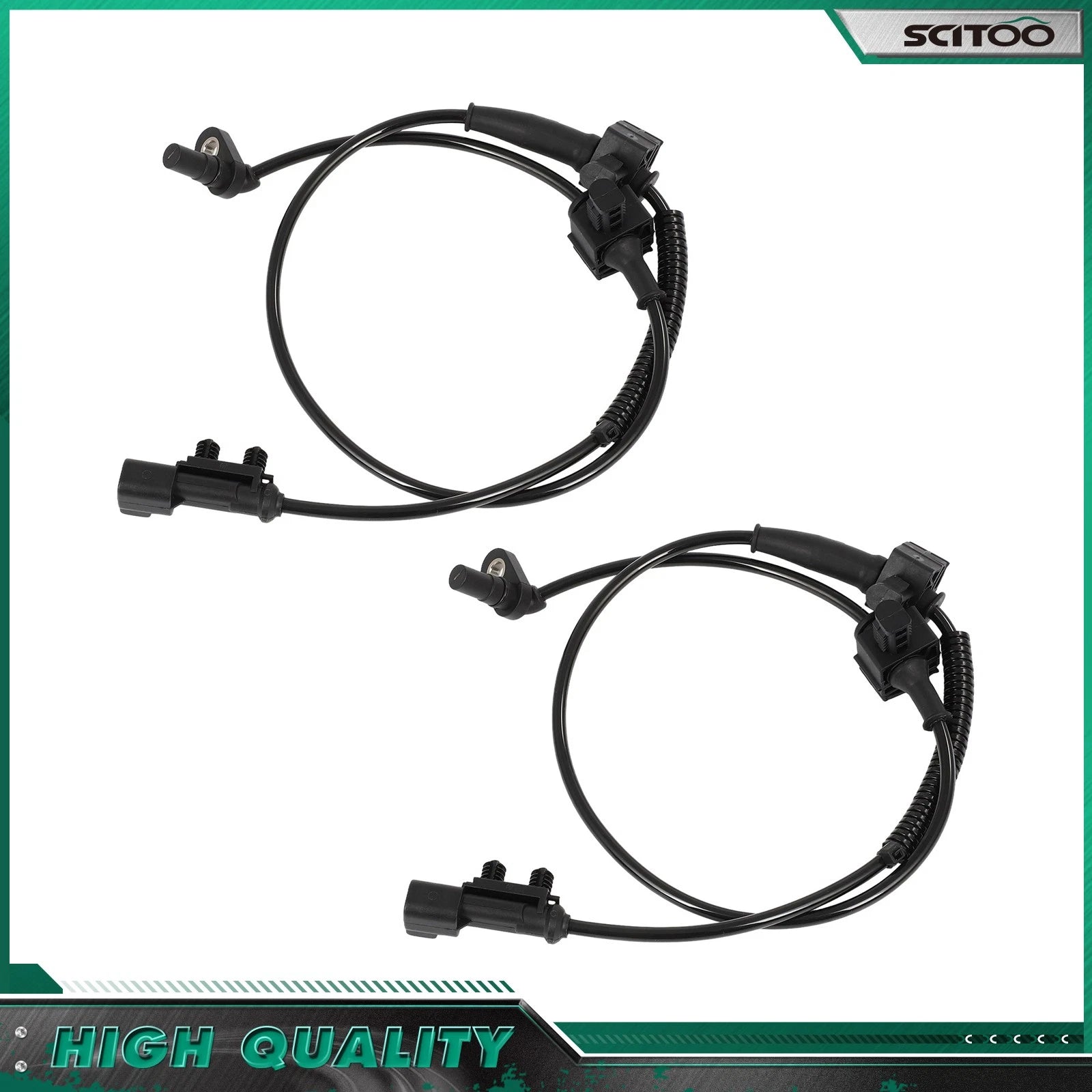 Pair of Rear ABS Wheel Speed Sensors for Chevrolet Tahoe GMC Yukon (2015–2017) ALS2635