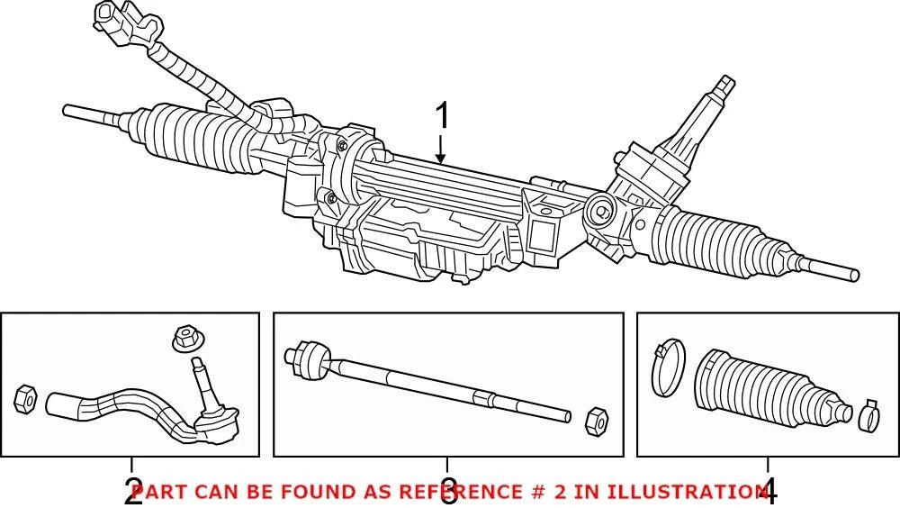 OEM Steering Tie Rod End for Dodge Durango (2004–2023)
