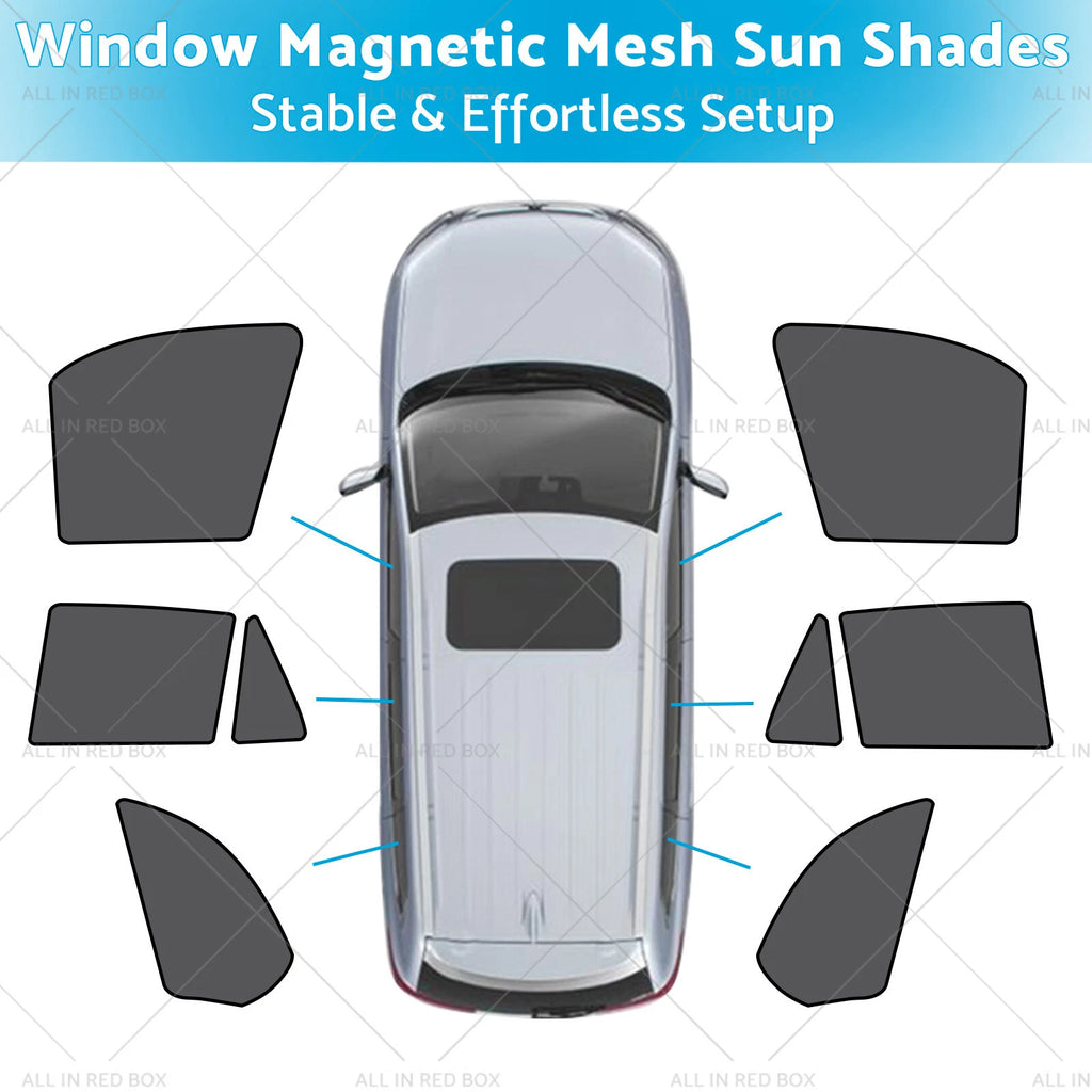 Magnetic Mesh Sun Blind Shades for BMW X5 E70 (2006–2013)