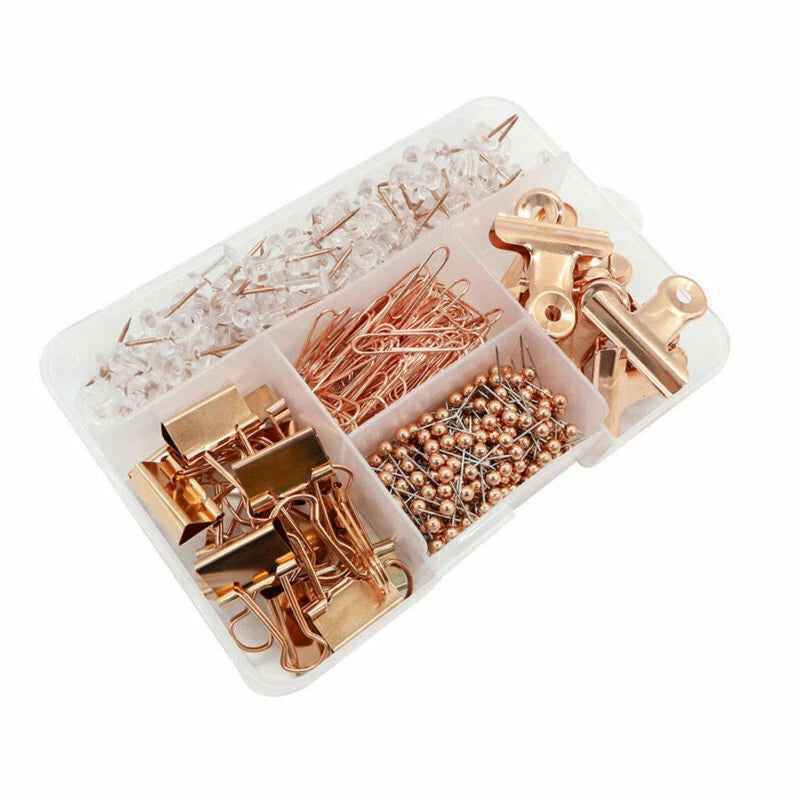Set of 4 Binder Clips for Office School Stationery