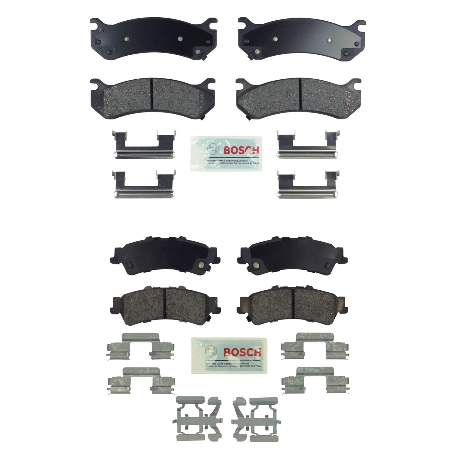 Bosch Blue Ceramic Disc Brake Pad Kit for Tahoe Yukon XL 1500 Sierra (2007–2014)
