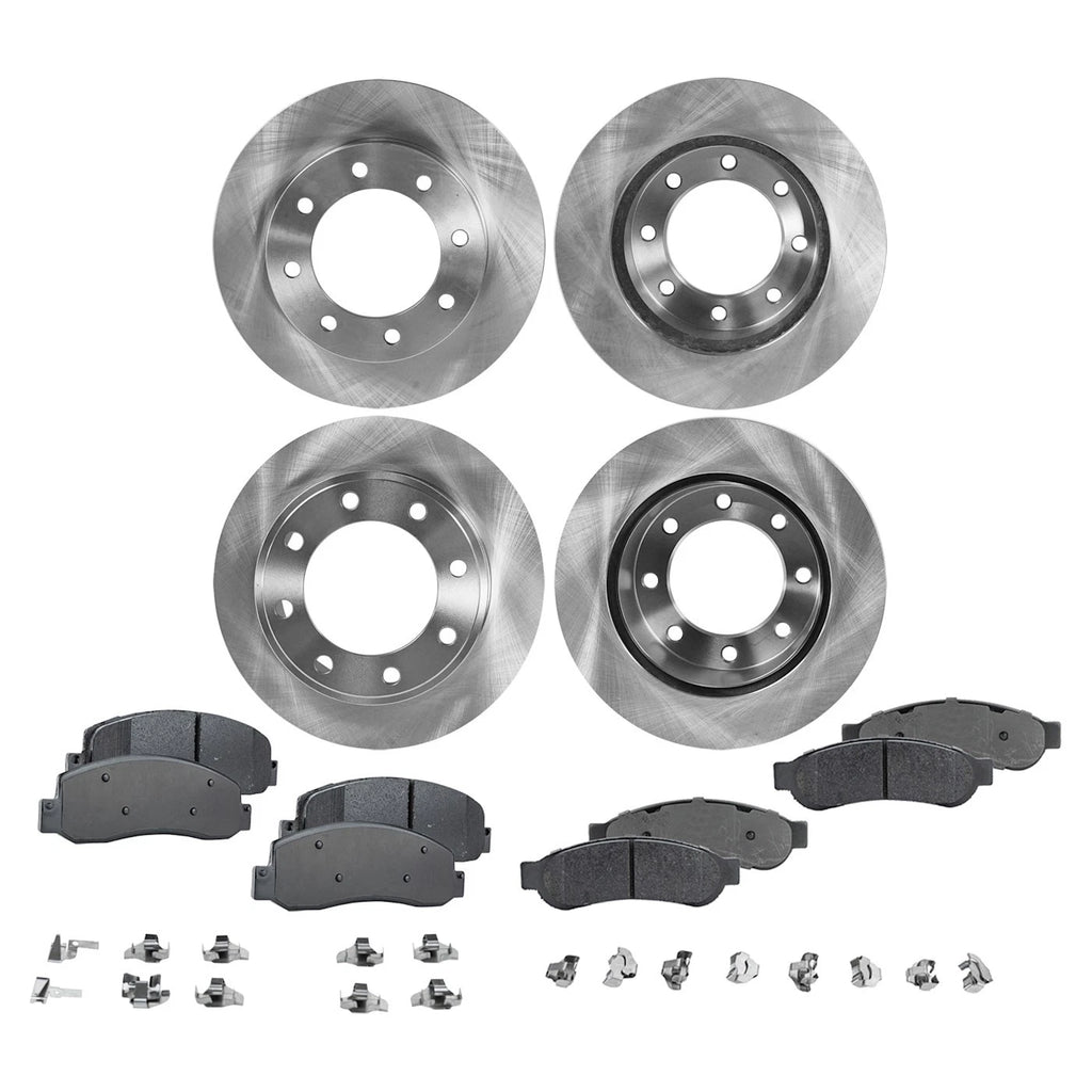 Disc Brake Rotor and Pad Kit for Ford F-250 Super Duty (2011–2012)