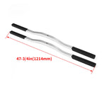 2X Tie Down Hold Down Bars for Universal Snowmobile Trailer
