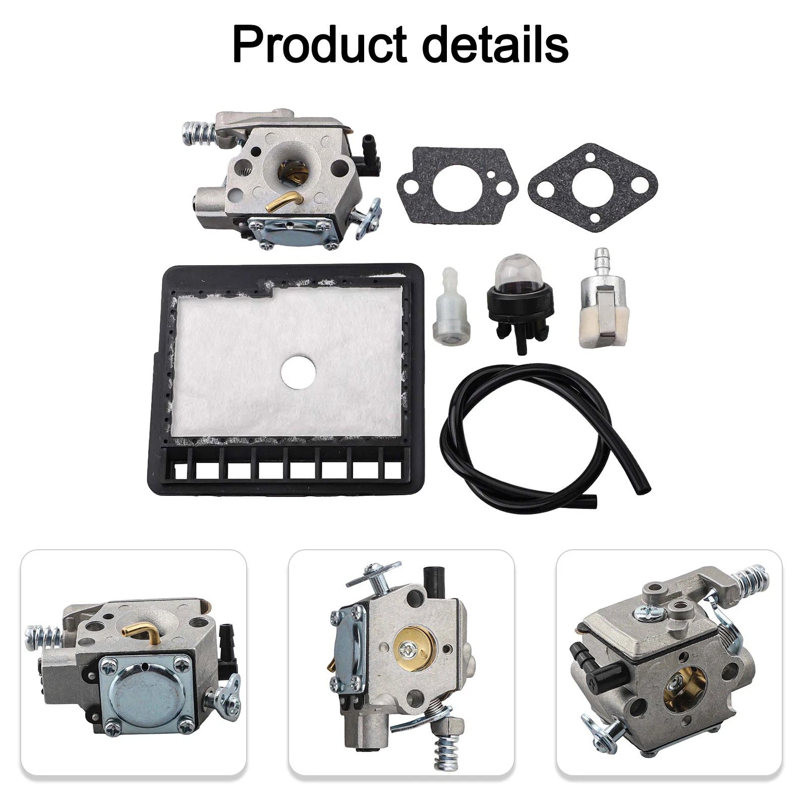 Set of 2 Carburetors and Filters for Echo (Compatible)