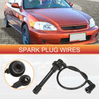 Set of 4 Spark Plug Wire Ignition Coil Cables No. 32700PAAA02 for Honda Accord (1994–2002)