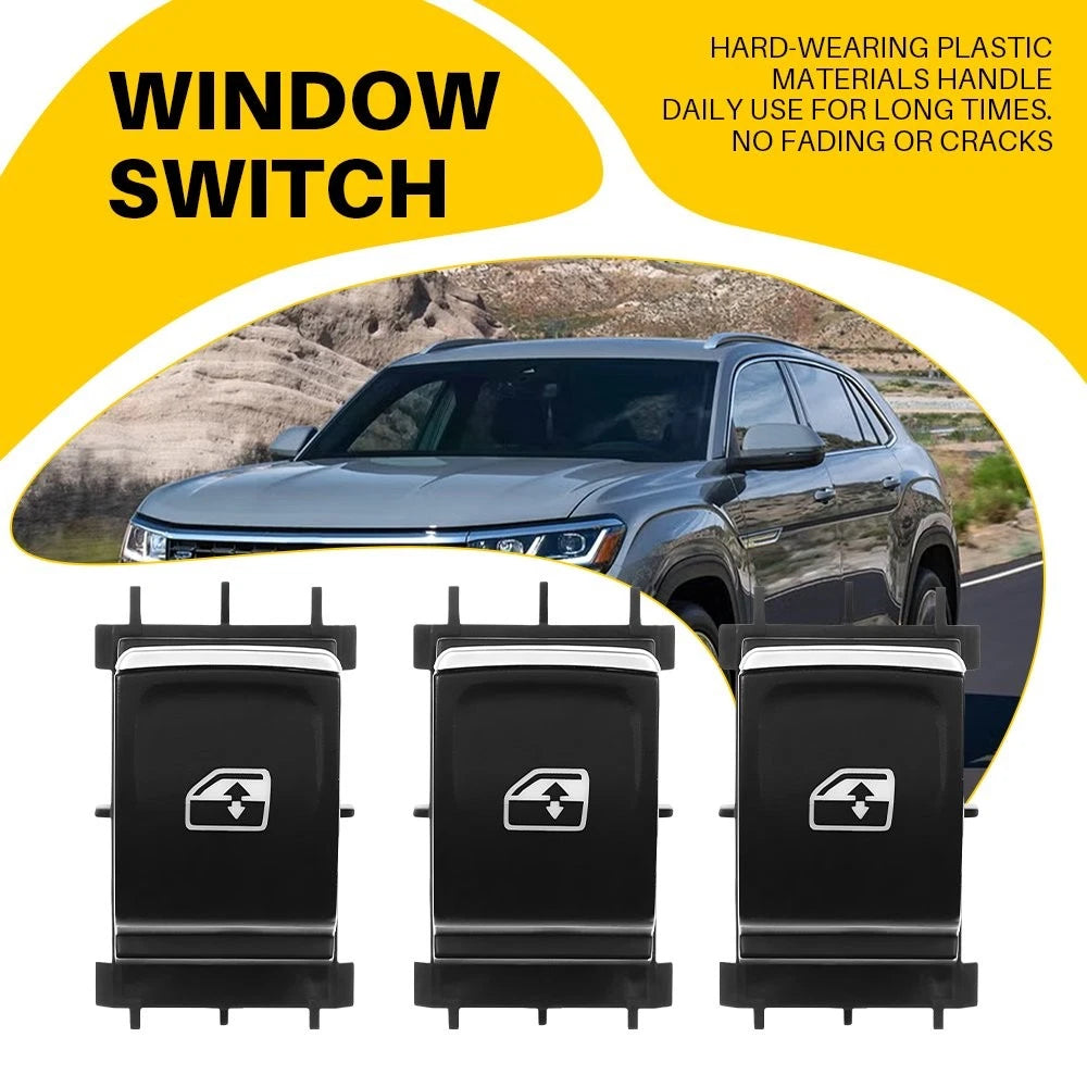 3X Power Window Door Switch for VW Tiguan (2018–2021), e-Golf (2016–2019) 5G0-959-855 V