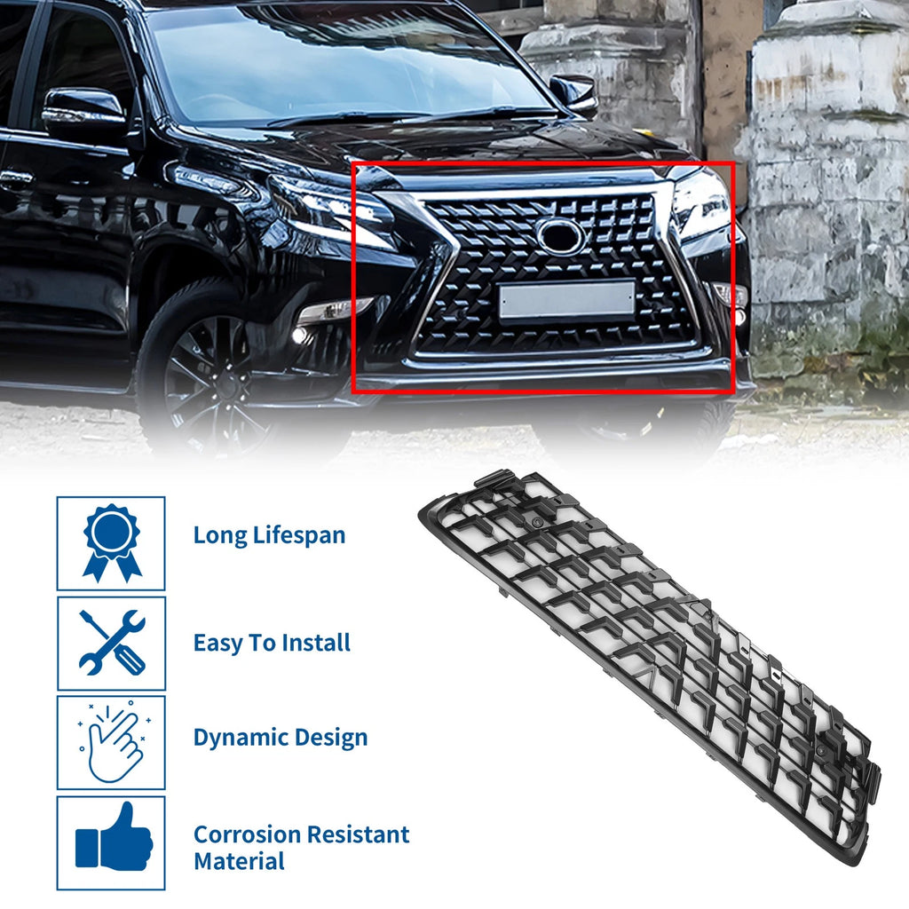 Front Lower Hood Bumper Grille for Lexus GX460 (2014–2022) Chrome