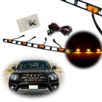 Front Hood Grille Amber LED Lights Assembly for Toyota Tacoma (2012–2015)