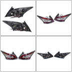Chrome Tail Light Assembly Set for Nissan Maxima (2012–2014) Halogen