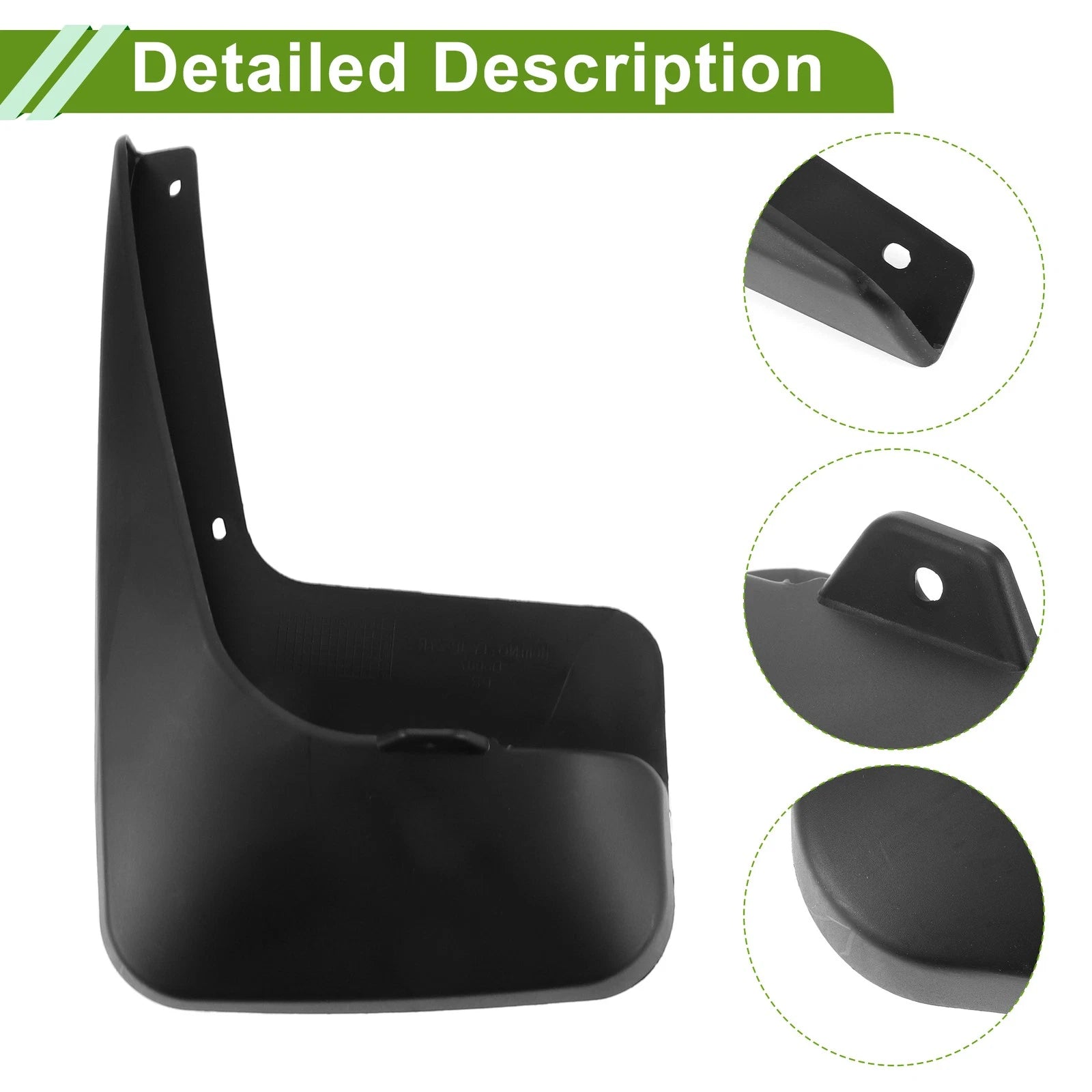 Set of 4 Mud Flaps Splash Guards for Dodge Town & Country (2011–2017)
