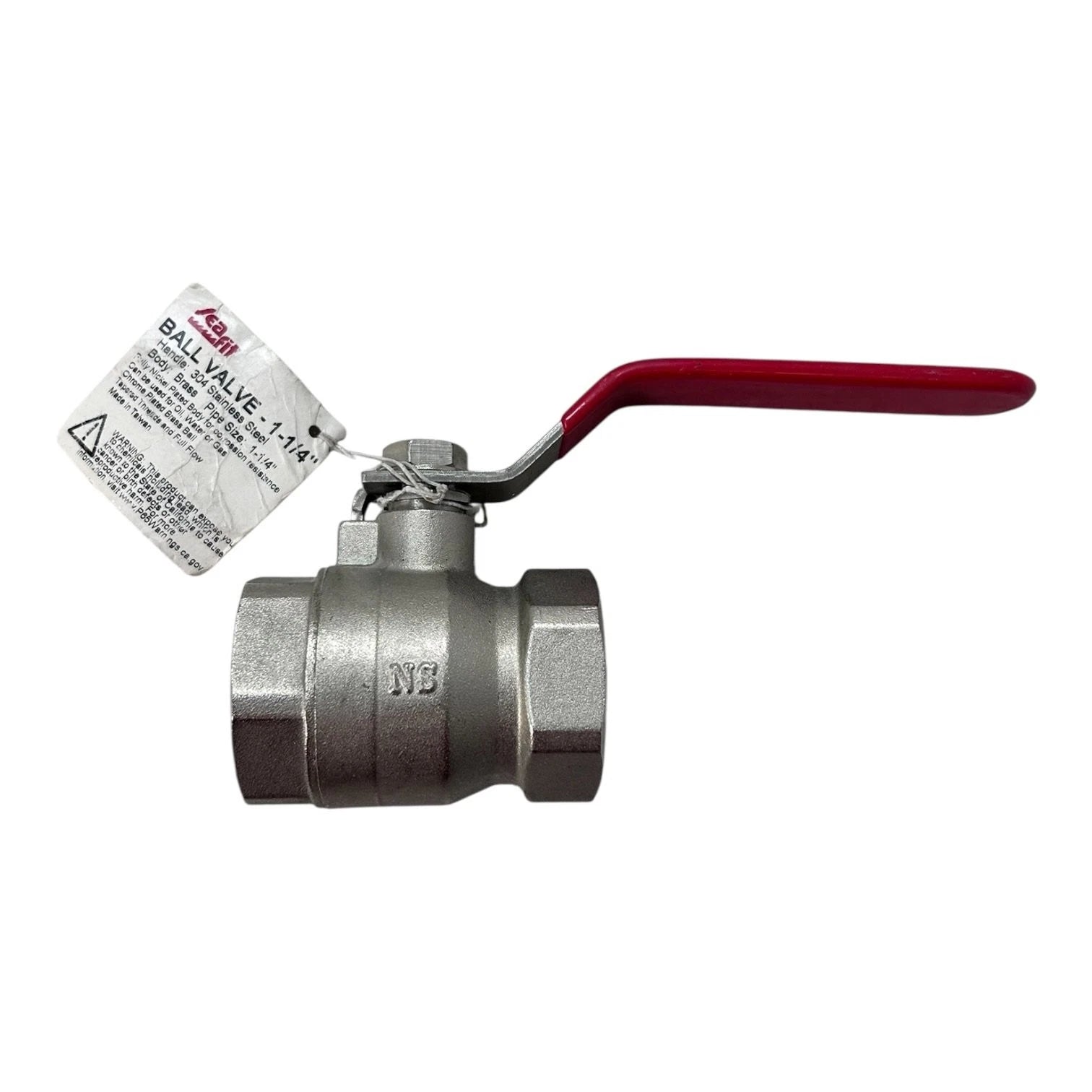 Ball Valve 1 1/4'' Nickel Plated 304 Stainless Steel for Sea-Fit 14859052