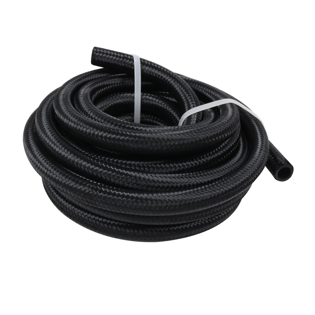 20FT 8AN Nylon Braided Fuel Line Kit with Hose Fittings for Automotive
