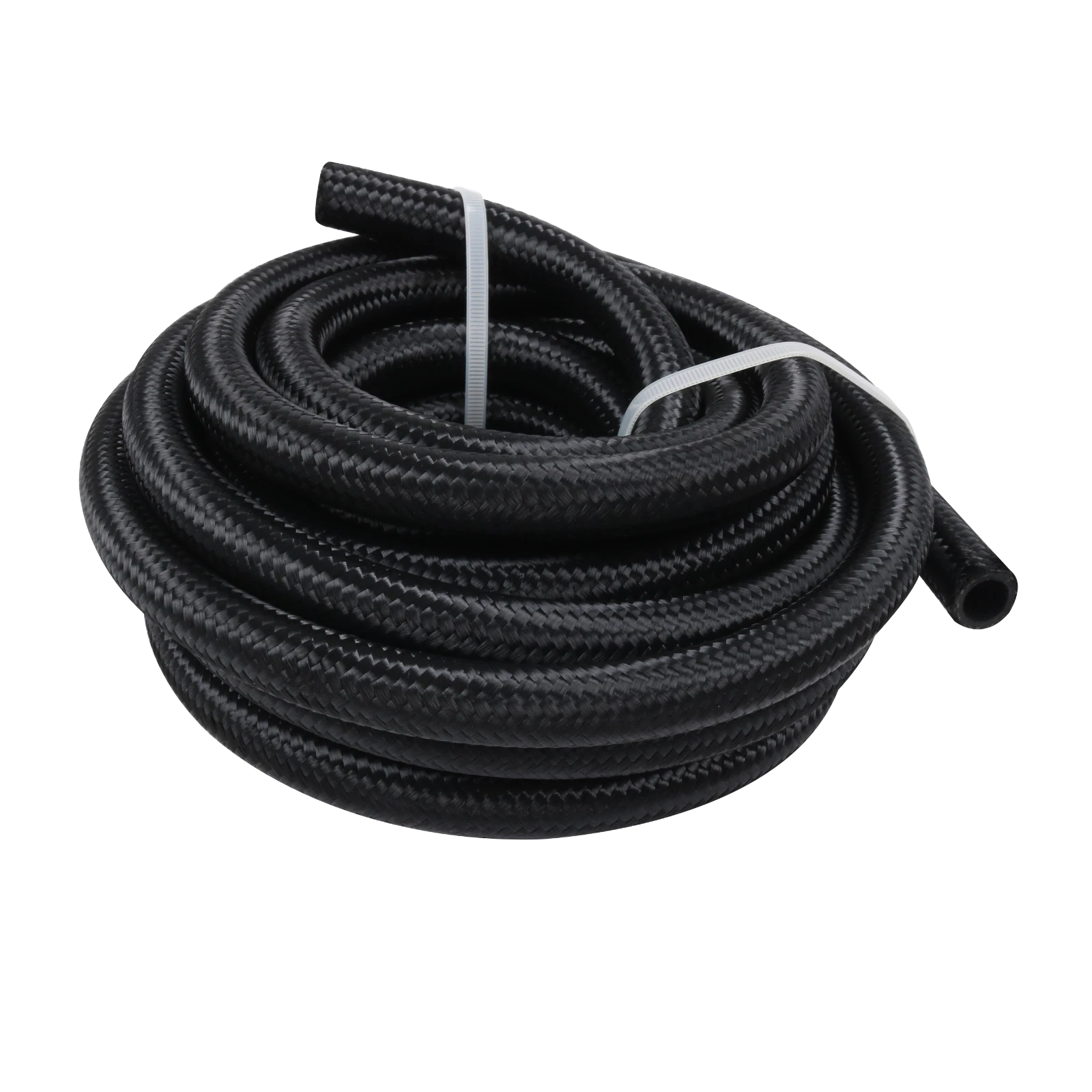 20FT 8AN Nylon Braided Fuel Line Kit with Hose Fittings for Automotive
