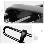 Rear Bumper Protector for Mercedes Benz W166 ML Class (2012–2015) Black Coated 1.25"