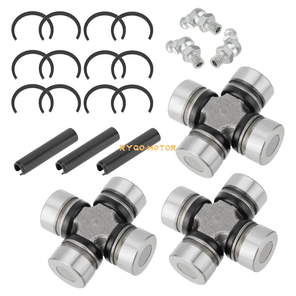 3X Prop Shaft U-Joints for Polaris Ranger Crew 1000 900 800 570 500