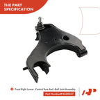 6X Control Arm with Ball Joint & Tie Rod End for Nissan Frontier Xterra (2005–2019)