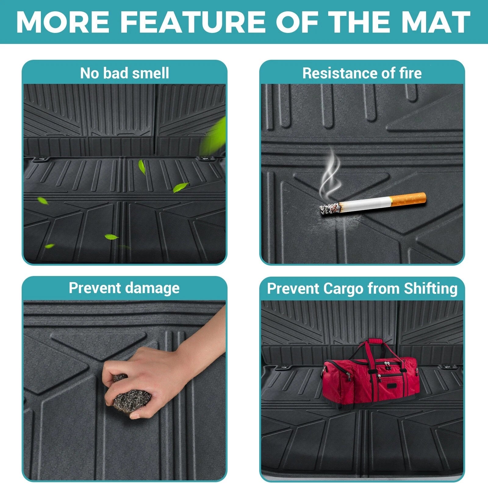 Set of 4 Floor Mats for Jeep Grand Cherokee (2011–2021)