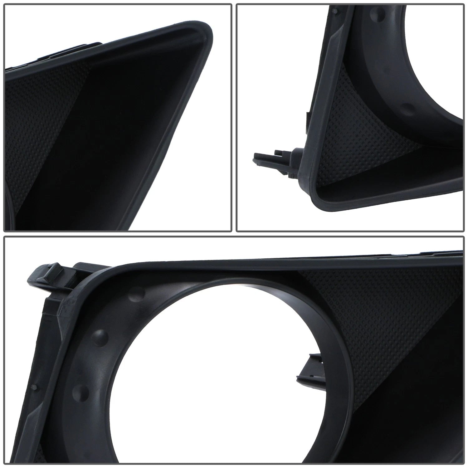 Fog Light Bezel for Toyota Corolla (2009–2010) Left Smooth Black