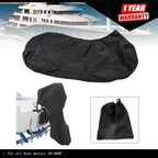 600D Waterproof Boat Motor Covers for Outboard Engines (30-60HP)